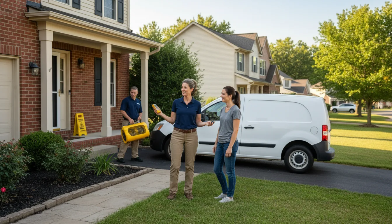Water restoration image for Water Damage & Restoration Services in Hendrix, OK